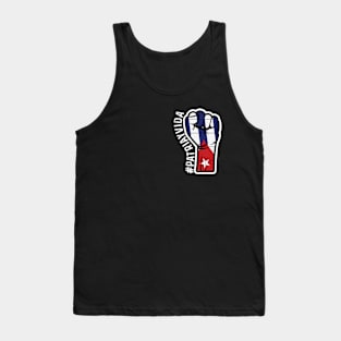 Patria Y Vida Viva Cuba Libre Vintage Flag Tank Top